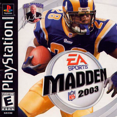 Capa do jogo Madden NFL 2003