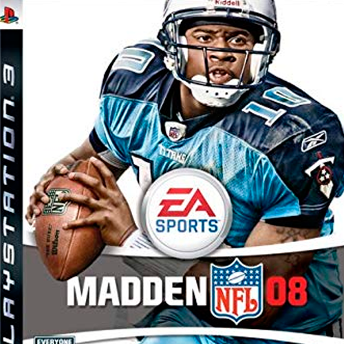 Capa do jogo Madden NFL 2008