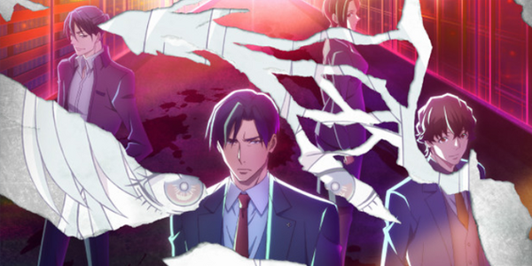 Poster do anime Babylon. Na imagem os personagens principais do anime