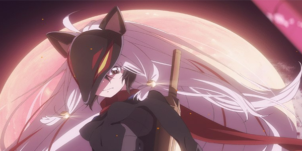 Rikka, personagem principal do filme Black Fox, ela usa uma mascara e tem uma espada