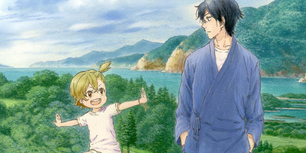 Poster do anime Barakamon, na imagem, Naru e Honda