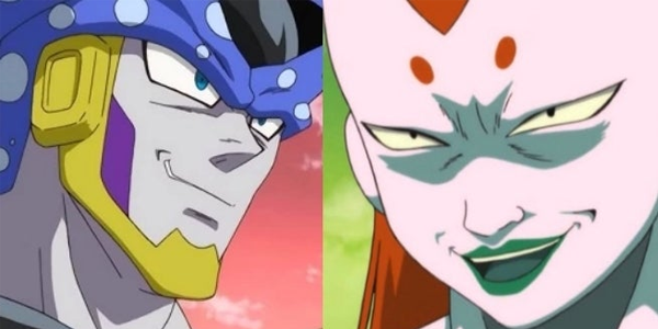 Personagens Briza e cello que se remetem aos de dragon ball