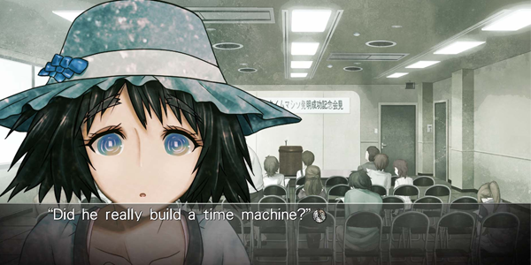 Na imagem, Shiina Mayuri, uma das personagens de Steins;Gate