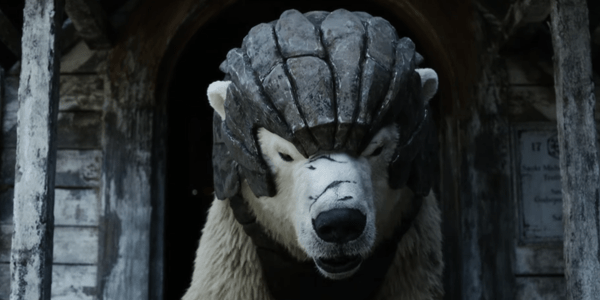 Urso polar de armadura 