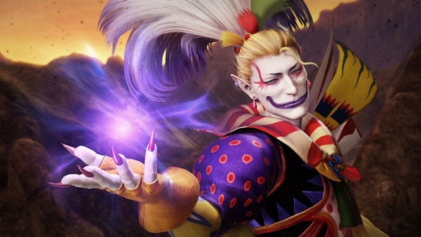 imagem (melhores vilões): Kefka Palazzo do game Dissidia Final Fantasy