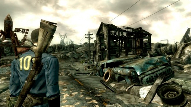 cena do jogo Fallout 3